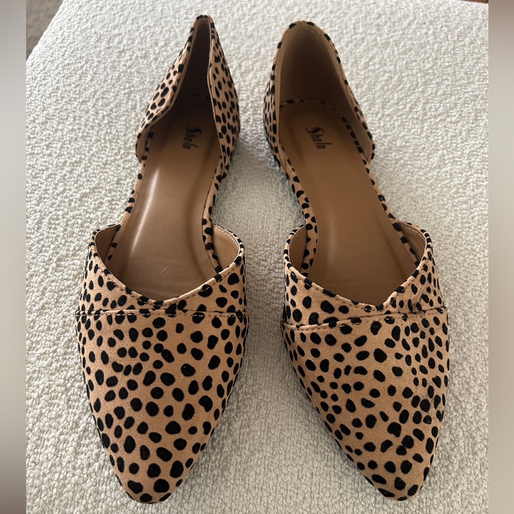 Leopard Print Flats